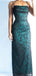 New Hot Mermaid Lace Spaghetti Straps Mermaid Jade Long Evening Prom Dress, OL444