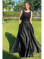 Stunning Black Elegant Long Prom Dress with Sequins and Jewel Mermaid Sleeveless,ZX263
