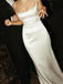 New Arrival Spaghetti Straps Mermaid Long Evening Ivory Prom Dresses, OL400