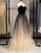 Sweetheart Ombre A-line Cheap Long Prom Dresses, Sweet 16 Prom Dresses, 12365