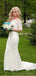 1/2 Long Sleeves Lace Mermaid Wedding Dresses Online, Cheap Bridal Dresses, WD508