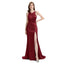Mismatched Burgundy Mermaid Cheap Bridesmaid Dresses Online, WG813