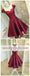 Sexy Backless Cap Sleeves Short Red Homecoming Dresses Online, CM539
