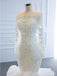 Long Off Shoulder Lace Mermaid Wedding Dresses, Cheap Wedding Gown, WD719