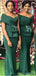 Emerald Green Mermaid Long Bridesmaid Dresses Online, WG791