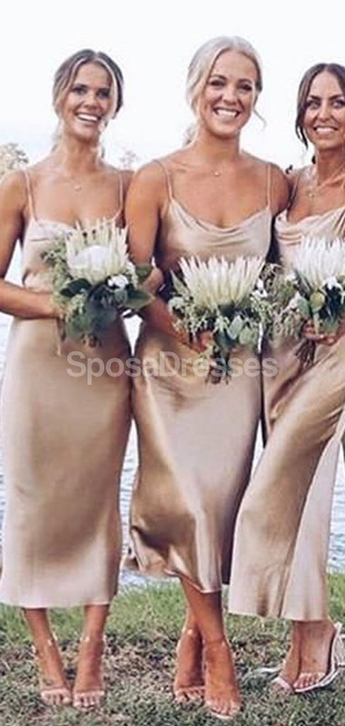 Cheap Spaghetti Straps Short Simple Bridesmaid Dresses Online,WG717
