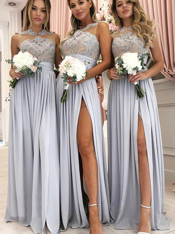 Sexy A-line Floor-length sleeveless Bridesmaid Dresses, BG114