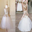 Sleeveless Gold Sequin Top Tulle Pretty Flower Girl Dresses With Bow, FG004