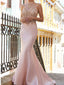 Sexy Healter Mermaid Pink Prom Dresses, OL238