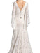 Beautiful Long Sleeves V Neck Lace Wedding Dresses, Cheap Wedding Gown, WD730