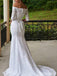 Half Sleeves Lace Mermaid Cheap Wedding Dresses, Cheap Wedding Gown, WD705