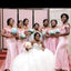 Pink Floral Off Shoulder Lace Applique Long Mermaid Bridesmaid Dresses Online,WG1078