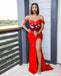 Exclusive Mismatched Red Mermaid Cheap Bridesmaid Dresses Online, WG936